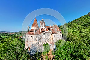 Bran Castle, Romania. Place of Dracula in Transylvania, Carpathian Mountains, Wallachia, romanian famous destination