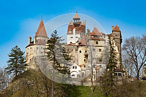 Bran Castle in Romania. Vlad Tepes, Dracula`s castle. Castelul bran.