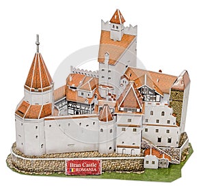 The Bran Castle from Transilvania (Transylvania) as the new 3D puzzle. The Castle of Lord Dracula (Vlad Tepes)