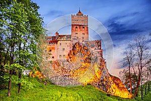 Bran Castle in Transylvania - Dracula legendary fortress, travel Romania