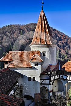 Bran Castle, Transylvania, Romania, known as Dracula`s Castle .