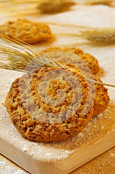 Bran flake cookies