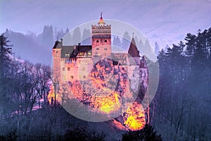 Bran town, castle of Dracula