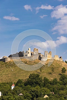 Branc castle ruins near Senica, Slovakia