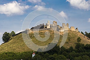 Branc castle ruins near Senica, Slovakia