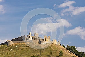 Branc castle ruins near Senica, Slovakia