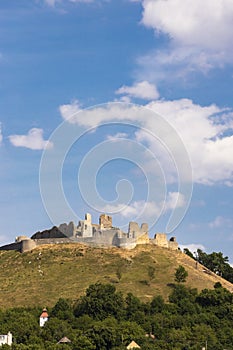 Branc castle ruins near Senica, Slovakia