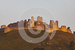 Branc ruins near Myjava, Western Slovakia, Slovakia