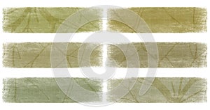 Branch on nautral earth tones banner set