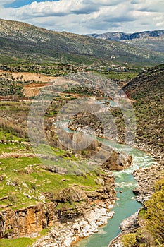 Branch of Tigris river in Iraq