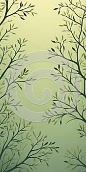 Branched Shapes in Gray Olivedrab photo