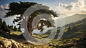 branches cedar tree lebanon