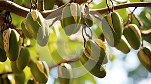 branches monkey pod tree