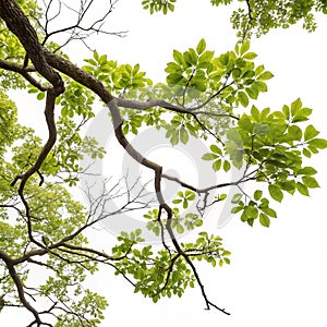 Branches set isolated on white background