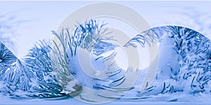 Branches snow tree christmas decorative blue