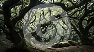 branches twisted tree