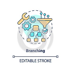 Branching concept icon