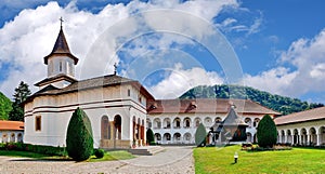 Brancoveanu Monastery in Sambata de Sus, Romania