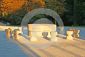 Brancusi: silence table