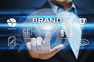 Brand Advertising Marketing Strategy Identity Business Technology concept