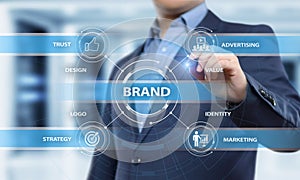 Brand Advertising Marketing Strategy Identity Business Technology concept