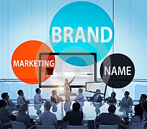 Brand Branding Advertising Marketing Commerce Concept photo