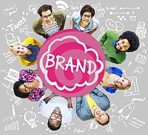 Brand Branding Connection Idea Technology Concept photo