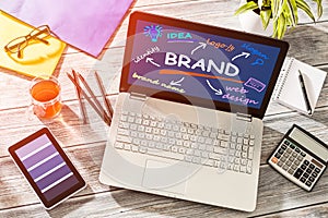 Brand Branding Design Marketing Drawing photo