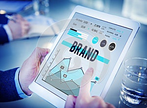 Brand Branding Marketing Business Strategy Concept photo