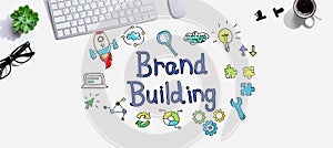 Brand building with a computer keyboard