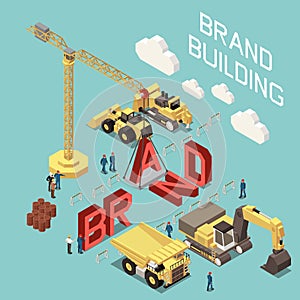 Brand Building Concept