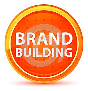 Brand Building Natural Orange Round Button