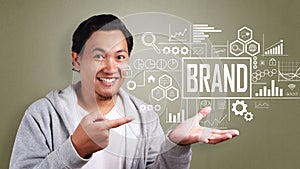 Brand in Business Concept