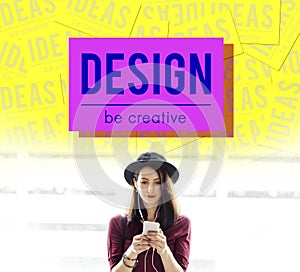 Brand Conceptualize Design Style Inspiration Concept photo