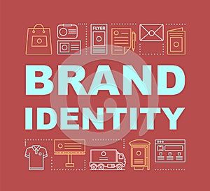 Brand identity word concepts banner