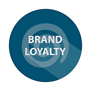 brand loyalty badge on white