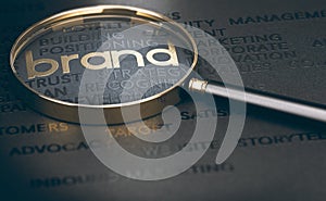 Brand management, Branding or rebranding concept photo