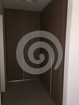 Brand New Brown Wardrobes in the Master Bedroom of Villa, Apartment