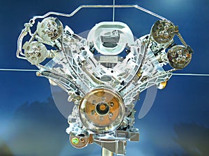 Brand New Exposed Motor Engine