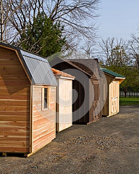 Brand new garden sheds photo