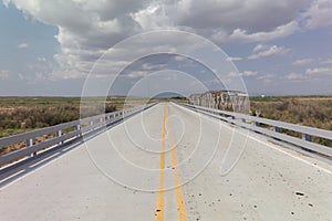 Brand new highway bridge photo