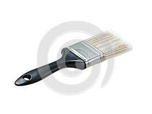 Brand new paint brush isolated on a white background