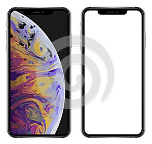 Brand new realistic mobile phone smartphone in Apple iPhone XS Max