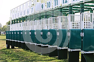 Brand new sarting gate for horse races