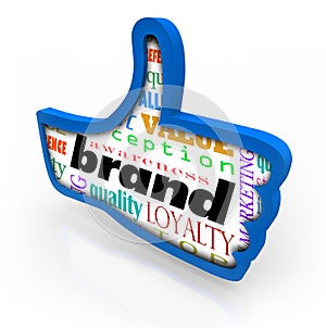 Brand Product Marketing Loyalty Thumbs Up Symbol