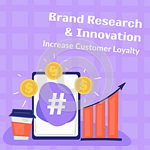 Brand research and innovation, increase loyalty