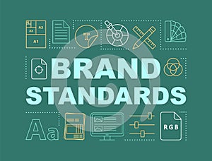 Brand standards word concepts banner