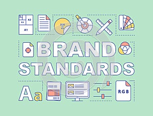 Brand standards word concepts banner