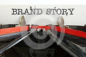 Brand Story is shown using the text