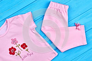 Brand textile apparel for toddler girl.